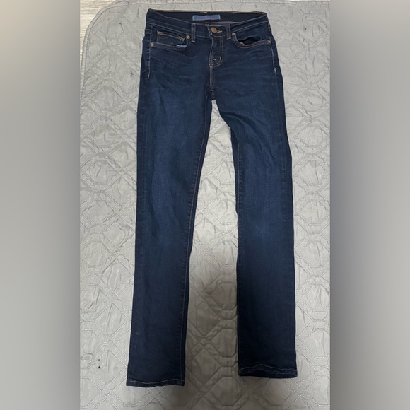 J Brand Womens Jeans Curvy Fit Cigarette Leg Ink Dark Wash Denim Blue Size 28 - Picture 1 of 5